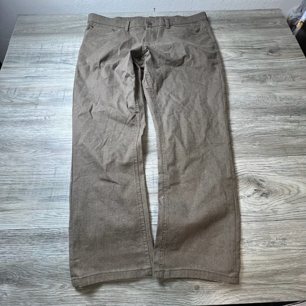 English Laundry Pants Mens 40 Brown Straight Leg Stretch Twill‎ Chino Trousers